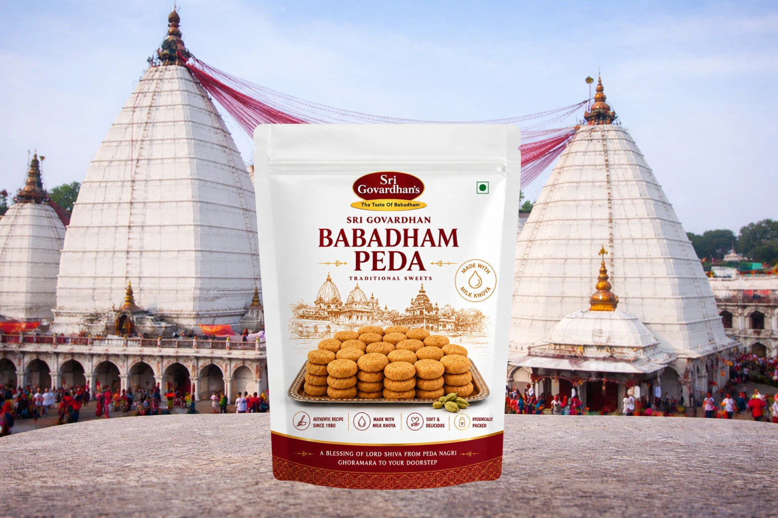 Babadham peda from famous peda wala of babadham deoghar jharkhand