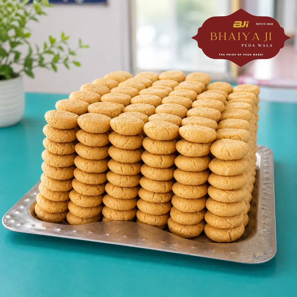 peda in tray of bhaiya ji peda wala ghormara the pride of peda nagri